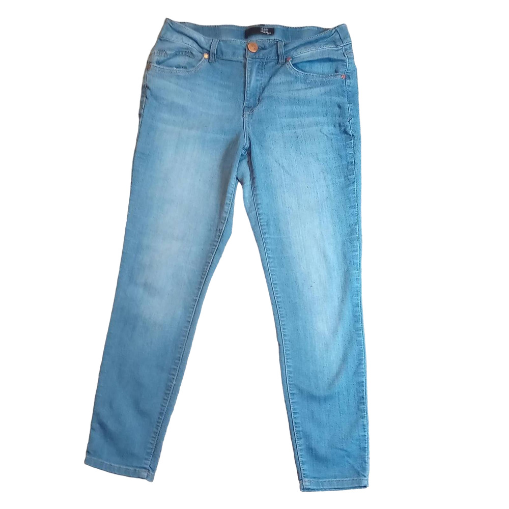 1822 denim light wash skinny jeans